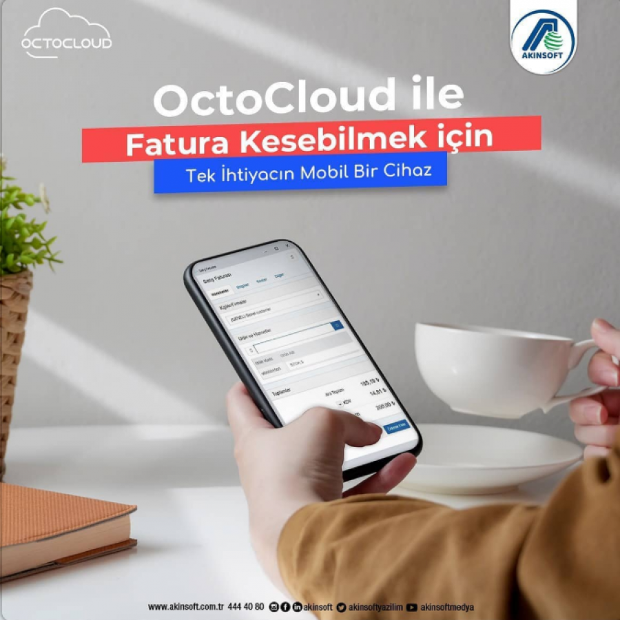 OctoCloud | Bulut Tabanlı Ön Muhasebe Programı - AKINSOFT